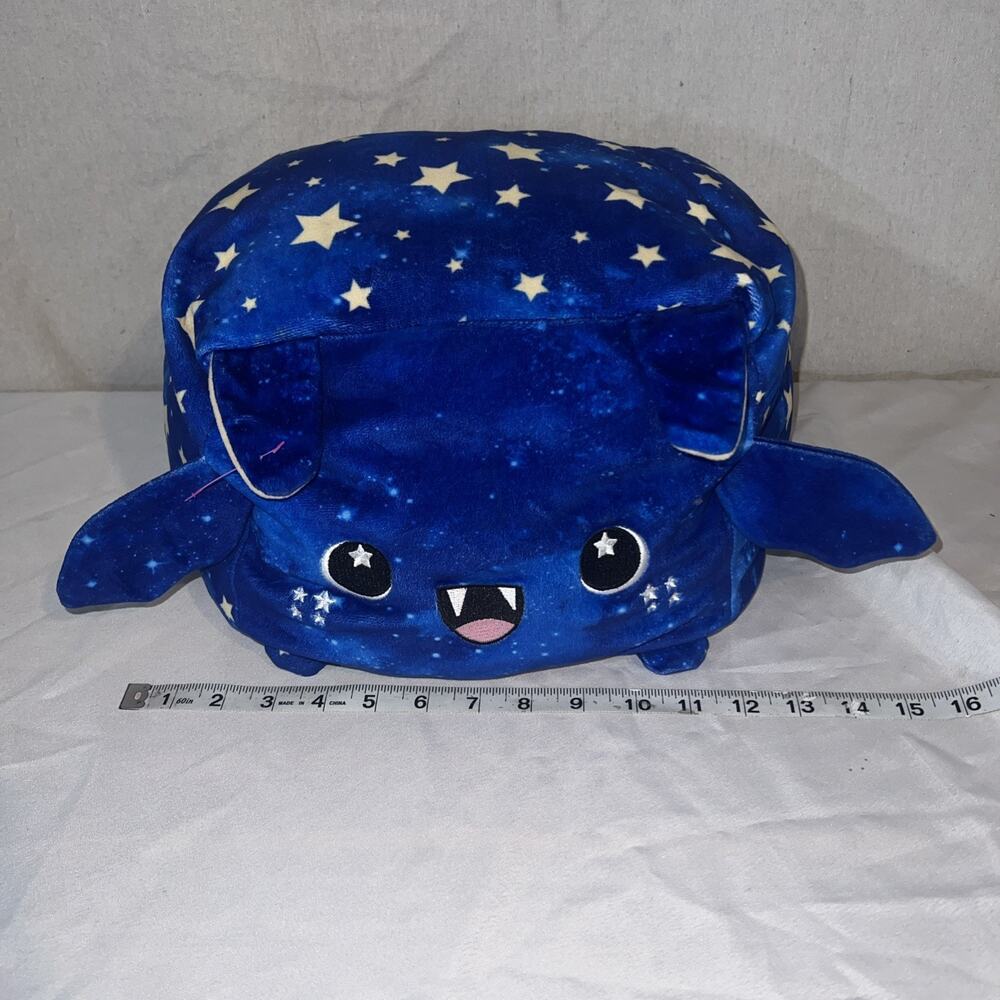 Mosh Moosh Set Stuffed Bat Vampire Animal Plush Stars And Space Print Fanged Toy